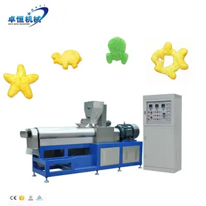 Zhuoheng Factory outlet automatic small corn puff rice puffing making machine extruder