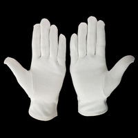 Gants en coton 100% blancs, simples, formels, dermatologiques, hydratants, pour peaux sèches, eczéma, humides