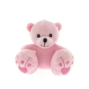 13CM Small Teddy Bear Toys Pink color super soft stuffed baby bear for promotion gifts