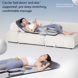 Colchoneta de Masaje con Bolsas de Aire y Tracción para Espalda y <span class=keywords><strong>Cervicales</strong></span>, Dispositivo de Tracción Lumbar con <span class=keywords><strong>Calor</strong></span>, Masajeador Shiatsu de Cuerpo Completo para el Hogar - Product Image 5