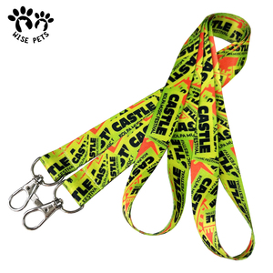 Cá nhân hoá tùy chỉnh dây đeo cổ dây buộc truyền nhiệt in Keychain thăng hoa Polyester dây buộc với logo - Product Image 1