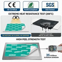 AKOBARANTELA 5mm 120mil Ekstra Kalın Bütil Ses Yalıtım Matı 460x800mm, Ağır Hizmet Tipi Araç Sönümleme Levhası Maksimum Titreşim Kontrolü