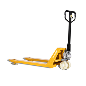 Chariot à palettes manuel pliable de 2t, 2,5t, 3t de capacité, chariot à palettes manuel à fourches courtes, véhicule de manutention - Product Image 1