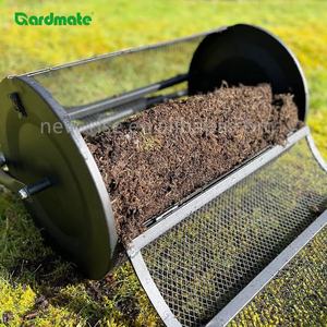 24 Inch <strong>Lawn</strong> Compost Spreader Roller for Garden Top Soil Manure Mulch Top Dressing Compost Spreader Peat Moss Roller - Product Image 4