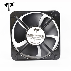 พัดลมระบายความร้อน AC รุ่น SYD/OEM YD20060HBL ขนาด 200*200*60 มม. 110/220/380V 2500-2600 รอบต่อนาที แรงดันน้ำแบบคงที่ 8.8-9.52 มม. คุณภาพสูง แบบไร้แปรงถ่าน - Product Image 1