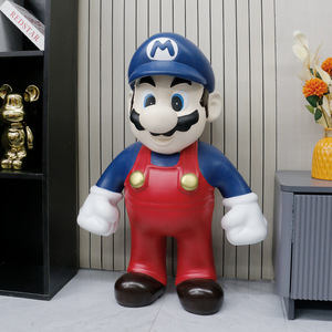Tirelire de dessin animé moderne Art déco <span class=keywords><strong>Super</strong></span> <span class=keywords><strong>Mario</strong></span> <span class=keywords><strong>Bros</strong></span> <span class=keywords><strong>Figurine</strong></span> en résine Mobilier de bureau pour salon Arche Porche Home Furnish - Product Image 4