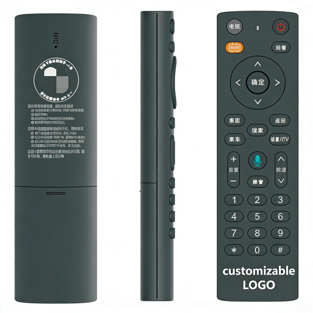 OEM ODM Wireless Voice Air Mouse Replacement Remote Control for Smart Android TV Customizable Package