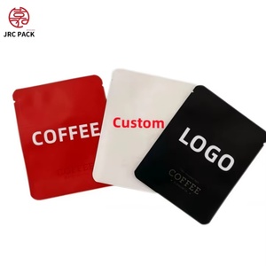 ถุงกาแฟแบบเติมได้ ขนาด 8 ออนซ์ ผลิตตามสั่ง เป็นมิตรกับสิ่งแวดล้อม ทำจากกระดาษคราฟท์สีน้ำตาล ปิดผนึกด้วยอลูมิเนียมฟอยล์ ก้นแบน สำหรับกาแฟบด - Product Image 2