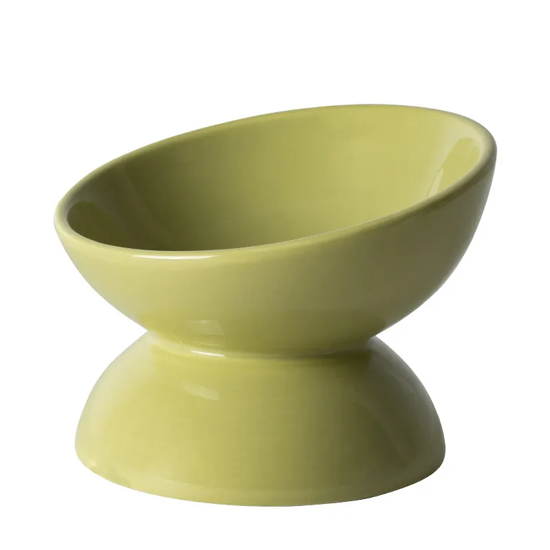 new design wholesale ceramic pet dog cat travel feeding bowls feeders bowls for pets