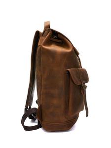 新デザインスタイリッシュなレトロワックスバックパック軽量パーソナライズキャンバスバックパック汎用ロゴ付きバックパック - Product Image 6