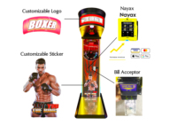 Jeux de sport d'intérieur personnalisés à pièces pour adultes Ultimate Big Punch Machine de jeu de boxe électronique Redemption Arcade Machine