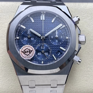 นาฬิกากลไกกันน้ำคุณภาพสูงสุด ขนาด 41 มม. ผลิตโดยโรงงาน APS ใช้กลไก ETA 4401 รุ่น 26240 นาฬิกาโครโนกราฟอเนกประสงค์ Audemars - Product Image 1