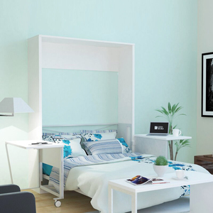 <span class=keywords><strong>2021</strong></span> meubles populaires gain de place complet pliant réglable armoire murphy lit horizontal avec armoire de rangement - Product Image 5