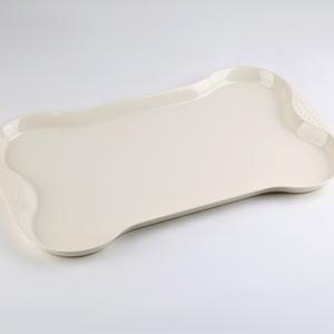 Bandeja de Servir de Melamina con Forma de Hueso, Diseño Moderno Rectangular, Vajilla para Fiestas, Apta para Lavavajillas, Plato de Plástico Duradero y Ecológico - Product Image 4