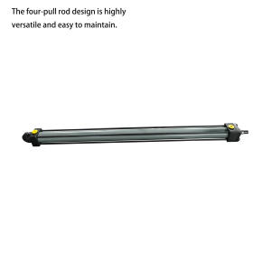 Быстрая доставка, высокое качество: гидравлический цилиндр двустороннего действия, цилиндрический цилиндр, цилиндр с тяговым штоком - Product Image 3