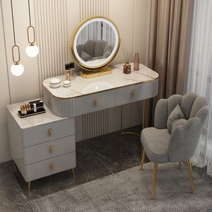 Coiffeuse de Rangement Moderne Simple pour Petite Chambre Familiale, Sensation Luxe Léger - Product Image 3