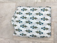 Tissu en coton cardé lavé, motif géométrique abstrait multicolore, non tissé, poids moyen, uni, pour sacs, oreillers, canapés pour filles et garçons
