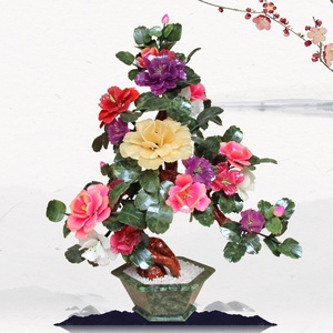 Creative<span class=keywords><strong>หยก</strong></span>จําลองPeonyดอกไม้เครื่องประดับดอกไม้ปลอมBonsaiห้องนั่งเล่นตกแต่งตกแต่งโต๊ะหัตถกรรมHomeอุปกรณ์เสริม - Product Image 2