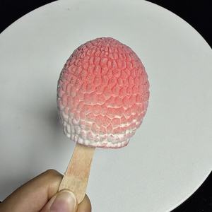 Vente en gros usine : Crème glacée au litchi, chocolat aux fruits, en forme de litchi, 75g/boîte, prête à consommer, OEM, produit phare - Product Image 2