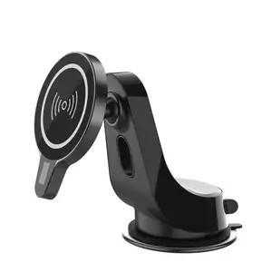 15W Schnell ladung Auto Clamp ing Auto ladegerät Telefon halterung Telefon halter A18 Fast Magnetic Car Wireless Charger