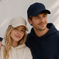 Topi Baseball 5 Panel Unisex Formal Dobby Sporty Pelindung Sinar Matahari 100% Katun Logo Huruf Bordir Topi Perjalanan Umum