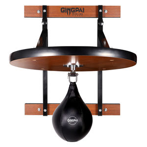 อุปกรณ์ฝึกซ้อมมวยแบบแขวน GINGPAI รุ่นปรับระดับความสูงได้ รูปทรงลูกแพร์ พร้อมกระสอบทรายสำหรับต่อยมวย ทำจากไม้ - Product Image 2