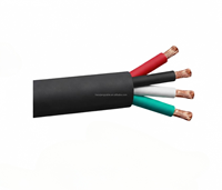 Câble d'alimentation portable résistant à l'abrasion, gaine en caoutchouc SOOW, isolation EPDM, 2C 3C 4C 5C 6/8/10/12/16AWG, câble d'éclairage