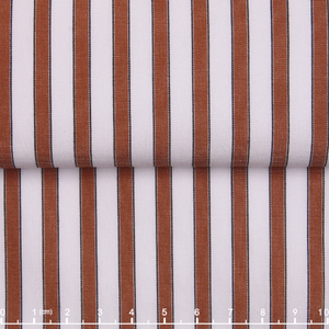 Tessuto Popeline a Righe Tinto in Filo Premium 100S TR Cotone Lyocell, Trattato con Ammoniaca Liquida, per Camicie da Uomo, Donna e Bambino, Anti-Piega - Product Image 3