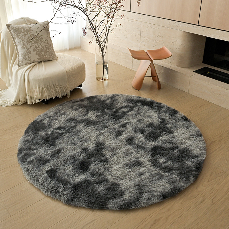 Rond tie-dye - noir et gris