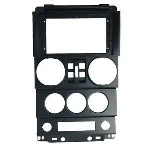 9 INCH Audio Fascia Frame for JEEP Wrangler Unlimited Sahara North America (JK) 2006-2010 Stereo GPS DVD Player Install Panel
