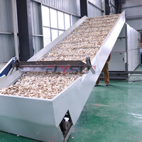 Séchoir à bande maillée pour manioc, Ligne de production de séchage de racines de manioc frais, Machine à bande maillée pour tapioca, Équipement de séchage de chips de manioc