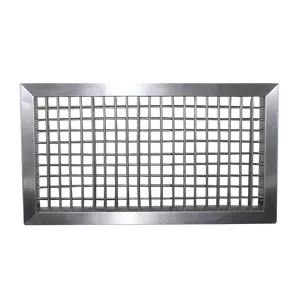 Hvac double deflection adjustable air grille sus304 stainless steel vent grille