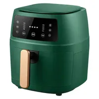 Friteuse électrique sans huile 8L 2400W 2022 à écran tactile intelligent rose personnalisée Friteuse à air chaud