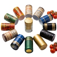 Capsules thermorétractables en PVC personnalisées pour bouteilles de vin et contenants d'assaisonnements