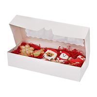 Boîte à macarons en papier alimentaire de qualité supérieure, personnalisable avec grande fenêtre, pelliculage mat, gaufrage, durable, pour donuts, en matériaux recyclés – Vente chaude
