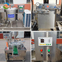 Usine de yaourt Machine de pasteurisation par fermentation de yaourt entièrement automatique Petite ligne de production de yaourt grec laitier complète
