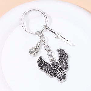 Llaveros de aleación con forma de granadas de mano pequeñas, personalizados y creativos, estilo clásico y moderno para hombre, para bolso de teléfono móvil. - Product Image 1
