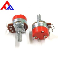 Fanrui B300K Dimming Potentiometer with Rotary Switch 24mm (Metals & Plastics -20~+70) for Electronic Appliances