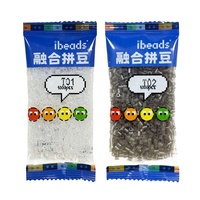Perles Perler 2,6 mm très populaires, plus de 300 couleurs, fournitures DIY, perles à fusionner non toxiques 2,6 mm et 5 mm