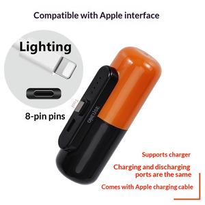 Batería Externa Portátil Mini Cápsula de Alta Capacidad 5000 mAh con Batería de Litio 21700 y Tipo-C, Novedad 2025 - Product Image 3