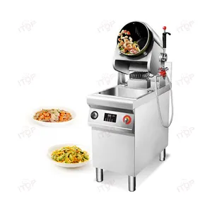 Professional Kitchen Equipment Automatic Gas Cooking Machine For Commercial Use Intelligent Cooking