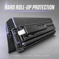 Couverture de benne de camion rétractable en alliage d'aluminium Roll N Lock, robuste, imperméable, antirouille, pour Ford Ranger