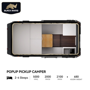 Remolque <span class=keywords><strong>Camper</strong></span> Todoterreno para Camioneta, Cama Plegable para Todas las Estaciones, Campers Pequeños con Toldo para Caja Corta, RV de Lado Rígido en Venta - Product Image 2