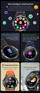 Reloj Inteligente NX8 para Hombre, Resistente al Agua IP68, Monitor de Actividad Física, Compatible con IOS/Android, Deportes al Aire Libre, Llamadas Bluetooth, Multifuncional, Responde Llamadas - Product Image 6