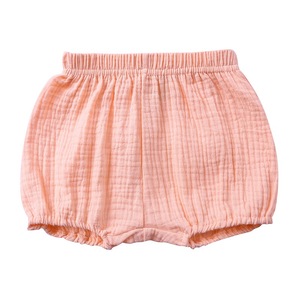 Venta caliente de verano de alta calidad ropa de bebé de algodón ropa de bebé pantalones cortos de Color puro bebé - Product Image 5