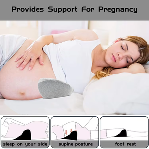 Lumbar <strong>Support</strong> Pillow <strong>for</strong> <strong>Bed</strong> Relief <strong>Back</strong> Pain, Lower <strong>Back</strong> Pillow <strong>for</strong> Sleeping, Memory Foam Waist Pillow <strong>for</strong> <strong>Bed</strong> - Product Image 2