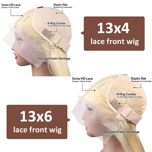 Venta al por mayor prearrancado 200 densidad cruda brasileña cabello humano Remy 13x6 <span class=keywords><strong>613</strong></span> para peluca rubia Peluca de encaje largo Bay Hair Around - Product Image 5