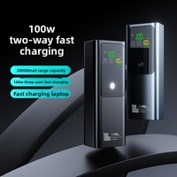 Module d'alimentation pour ordinateur portable Pd 100w, boîtier 20000mah 80W 20000 7.4v 7.2v, batterie externe moins de 300