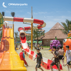 Toboggan aquatique familial <span class=keywords><strong>de</strong></span> taille moyenne, piscine à pagaies, <span class=keywords><strong>maison</strong></span> aquatique pour enfants, équipement <span class=keywords><strong>de</strong></span> divertissement amusant - Product Image 4