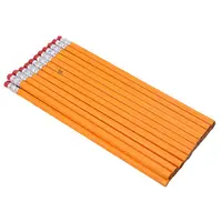Хит продаж, деревянный шестиугольный карандаш, рекламные HB желтые карандаши, Стандартный Карандаш с логотипом клиента